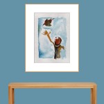 WATERCOLOUR ON PAPER ARTPRINT