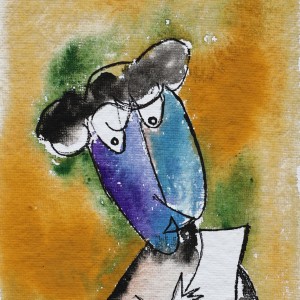 WATERCOLOUR ON PAPER ARTPRINT