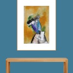 WATERCOLOUR ON PAPER ARTPRINT