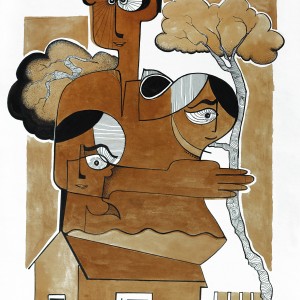 ORIGINAL ARTWORK MIXED MEDIA