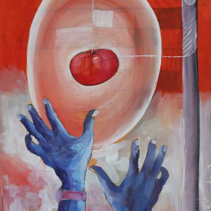 ACRYLIC ON PAPER ARTPRINT