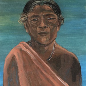 ACRYLIC ON PAPER ARTPRINT