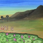 ORIGINAL ARTWORK ACRYLIC ON PAPER