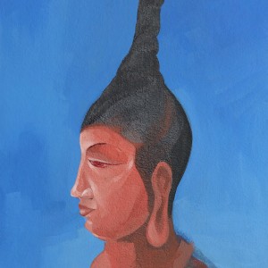 ACRYLIC ON PAPER ARTPRINT