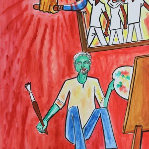 WATERCOLOUR ON PAPER ARTPRINT