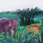 ACRYLIC ON PAPER ARTPRINT
