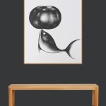CHARCOAL ON PAPER ARTPRINT