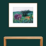 ACRYLIC ON PAPER ARTPRINT