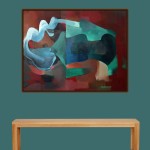 ACRYLIC ON PAPER ARTPRINT