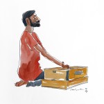 WATERCOLOUR ON PAPER ARTPRINT
