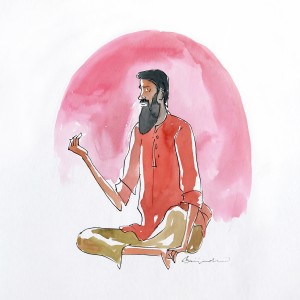WATERCOLOUR ON PAPER ARTPRINT