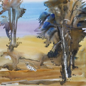 WATERCOLOUR ON PAPER ARTPRINT