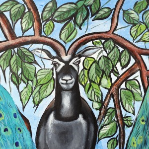 ACRYLIC ON PAPER ARTPRINT