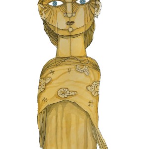 WATERCOLOUR ON PAPER ARTPRINT