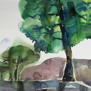 WATERCOLOUR ON PAPER ARTPRINT