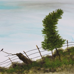WATERCOLOUR ON PAPER ARTPRINT