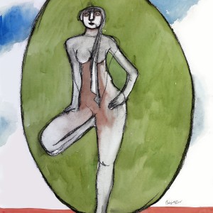 WATERCOLOUR ON PAPER ARTPRINT