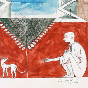WATERCOLOUR ON PAPER ARTPRINT