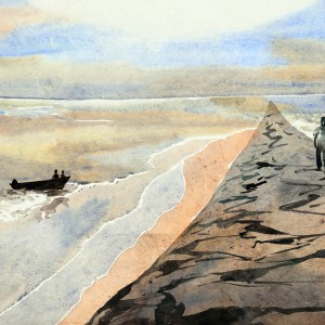 WATERCOLOUR ON PAPER ARTPRINT