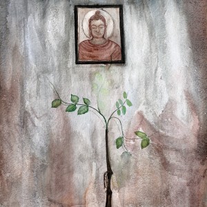 WATERCOLOUR ON PAPER ARTPRINT
