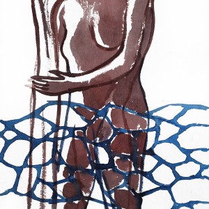 WATERCOLOUR ON PAPER ARTPRINT