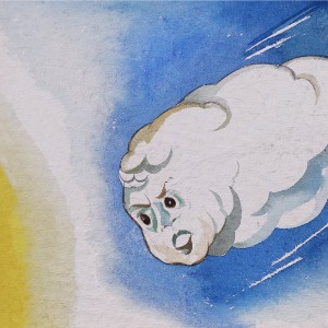 WATERCOLOUR ON PAPER ARTPRINT