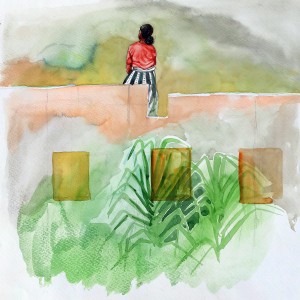 WATERCOLOUR ON PAPER ARTPRINT