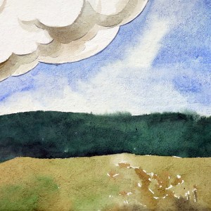 WATERCOLOUR ON PAPER ARTPRINT