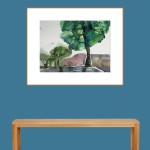 WATERCOLOUR ON PAPER ARTPRINT