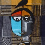 ORIGINAL ARTWORK ACRYLIC ON FABRIC