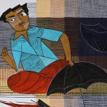 ORIGINAL ARTWORK ACRYLIC ON FABRIC