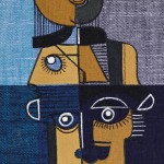 ORIGINAL ARTWORK ACRYLIC ON FABRIC