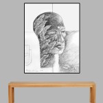 PENCIL DRAWING ON PAPER ARTPRINT