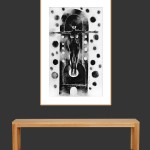 CHARCOAL ON PAPER ARTPRINT