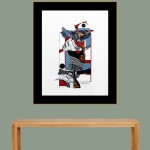 PAPER COLLAGE ART PRINT
