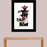 PAPER COLLAGE ART PRINT