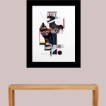 PAPER COLLAGE ART PRINT
