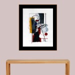 PAPER COLLAGE ART PRINT