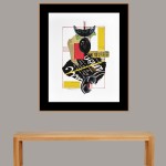 PAPER COLLAGE ART PRINT