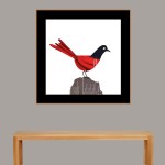 PAPER COLLAGE ART PRINT