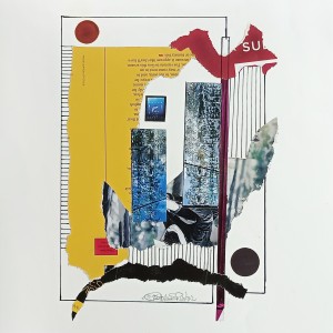 ORIGINAL ARTWORK PAPER COLLAGE