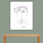 PENCIL DRAWING ON PAPER ARTPRINT