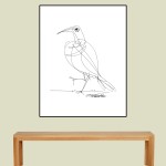 PEN DRAWING ON PAPER ARTPRINT