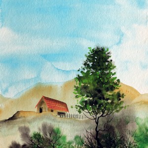 ORIGINAL ARTWORK WATERCOLOUR ON PAPER