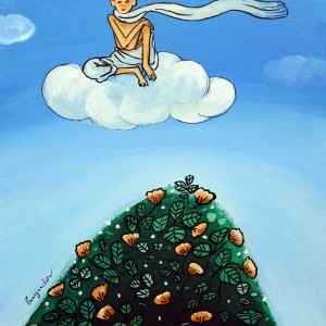ORIGINAL ARTWORK ACRYLIC ON PAPER