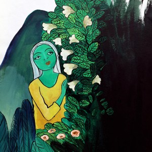 ORIGINAL ARTWORK ACRYLIC ON PAPER