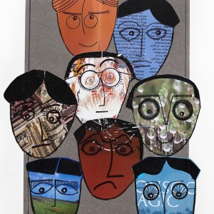 ORGINAL ART WORK PAPER COLLAGE