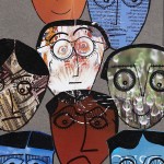 ORGINAL ART WORK PAPER COLLAGE