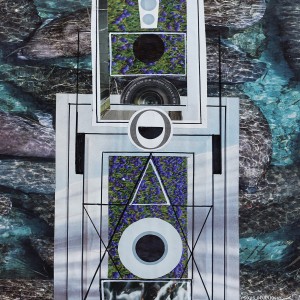ORIGINAL ART WORK PAPER COLLAGE