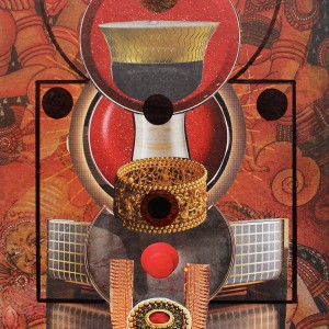 ORIGINAL ARTWORK PAPER COLLAGE